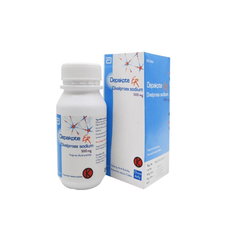 Depakote โ 1 botol isi 100 tablet lepas lambat