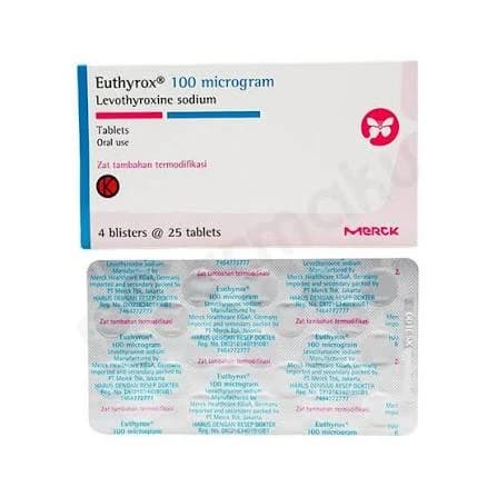 EUTHYROX 100 MCG BOX 100 TABLET