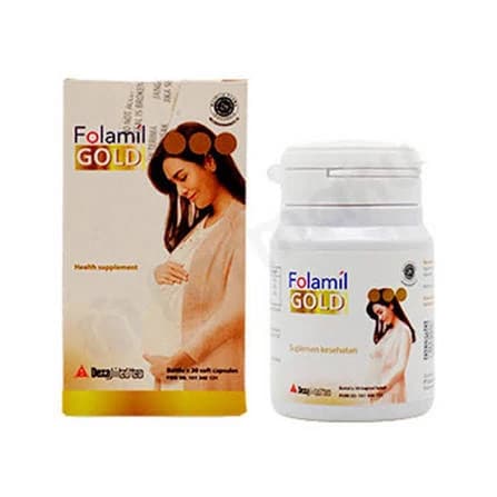 FOLAMIL GOLD BOTOL 30 KAPSUL