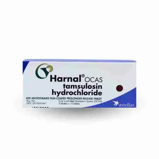 Harnal โ 1 box isi 3 blister ร 10 tablet lepas lambat (30 tablet)