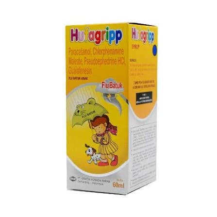 HUFAGRIPP SYRUP FLU BATUK 60 ML (KUNING)