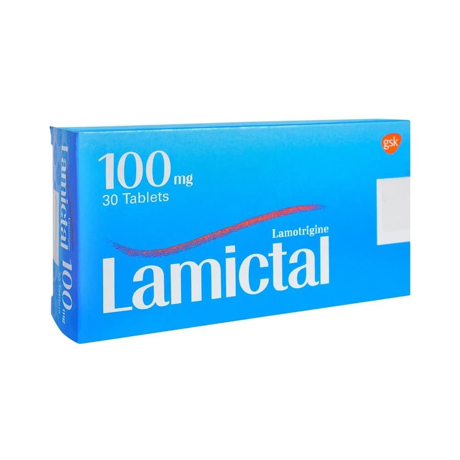 Lamictal 100 Mg Box 30 Tablet