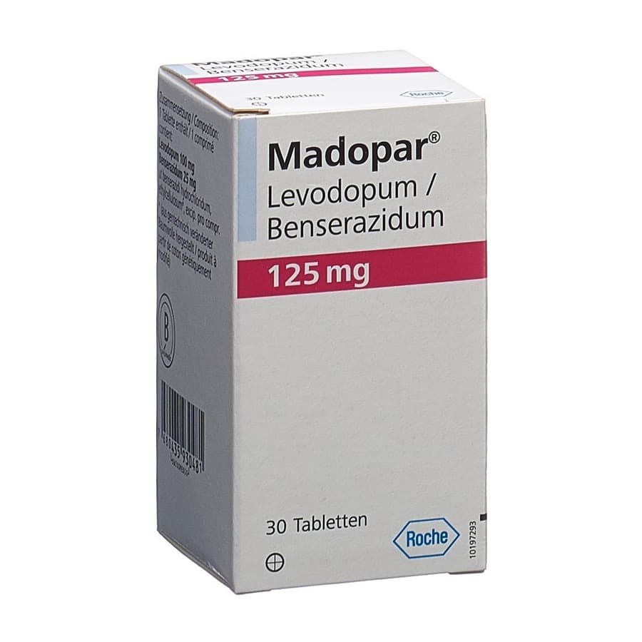 MADOPAR 125 MG BOTOL 30 TABLET