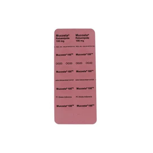Mucosta โ 1 box isi 10 strip ร 10 tablet (100 tablet)