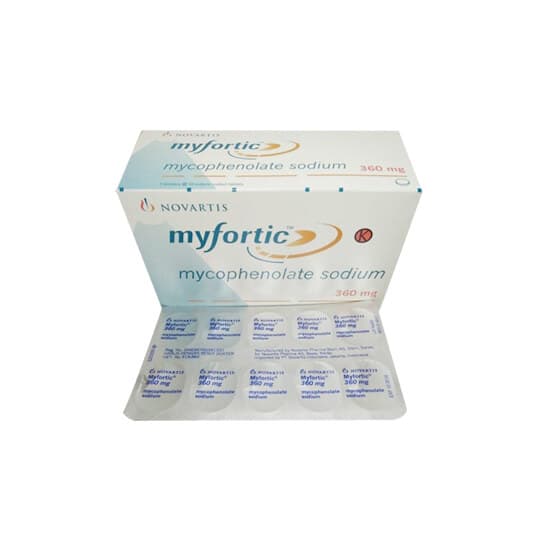 Myfotic โ 1 box isi 5 blister ร 10 tablet salut enterik (50 tablet)