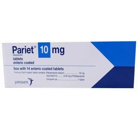 PARIET 10 MG BOX 14 TABLET โ 1 box isi 14 tablet
