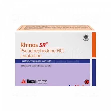 RHINOS SR BOX 50 KAPSUL โ 1 box isi 5 strip x 10 kapsul (50 kapsul)
