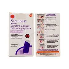Seretide Inhaler 25/50 mcg โ 1 inhaler isi 120 dosis