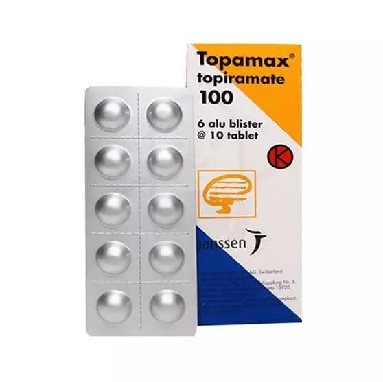 Topamax โ 1 box isi 3 blister ร 10 tablet lepas lambat (30 tablet)