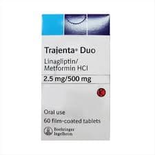 Trajenta Duo 2,5 mg/500 mg Tablet โ 1 box isi 60 tablet