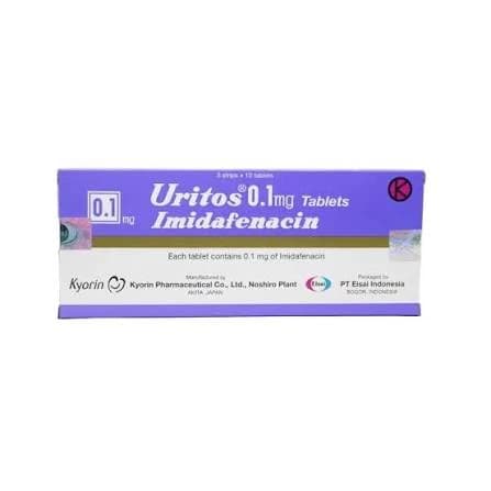 URITOS 0.1 MG 10 TAB โ 1 strip isi 10 tablet