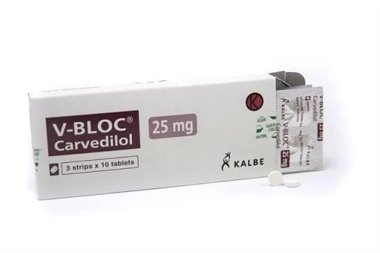 V-BLOC 25 MG BOX 30 TABLET โ 1 box isi 30 tablet